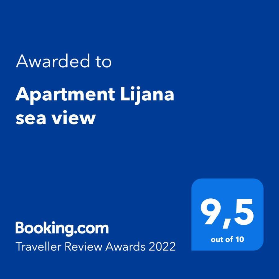 Apartment Lijana Sea View Tučepi المظهر الخارجي الصورة